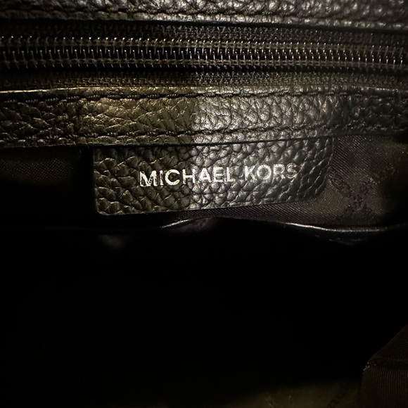 Michael Kors Monogram Black and Gray Shoulder Bag - Picture 6 of 11